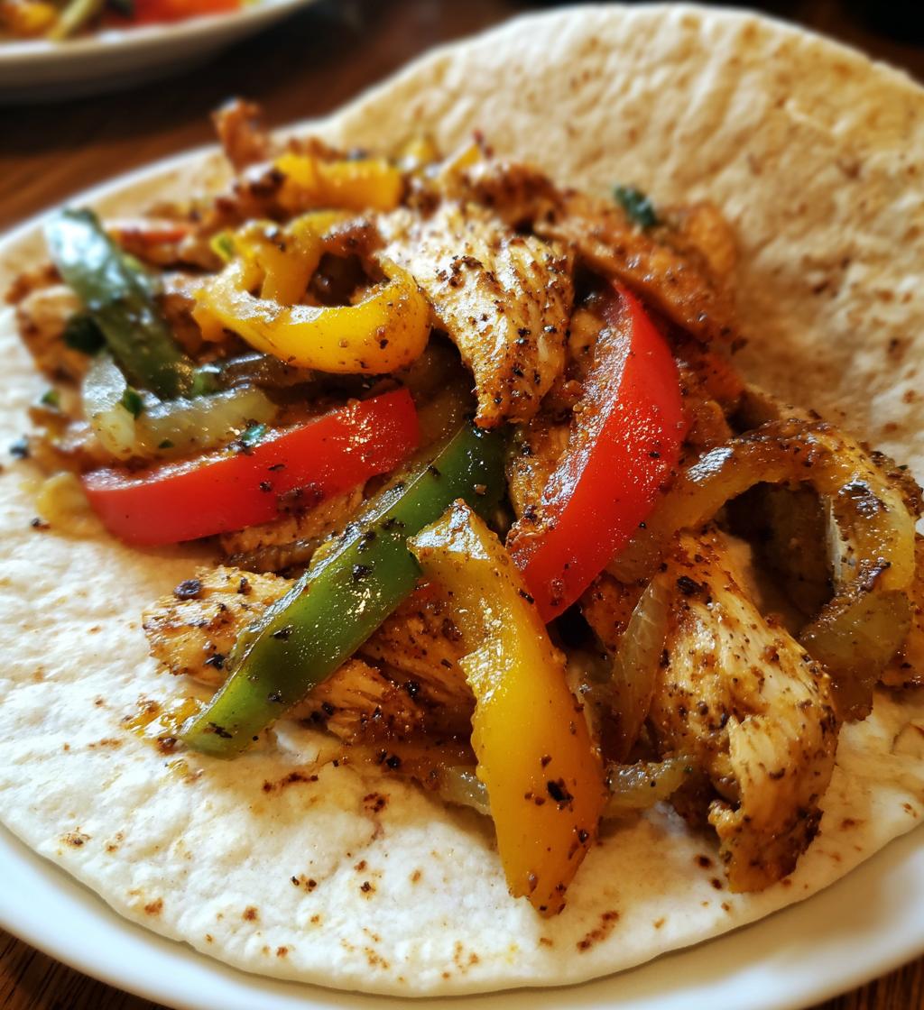 Hähnchen-Fajitas aus der Heißluftfritteuse - detail 1