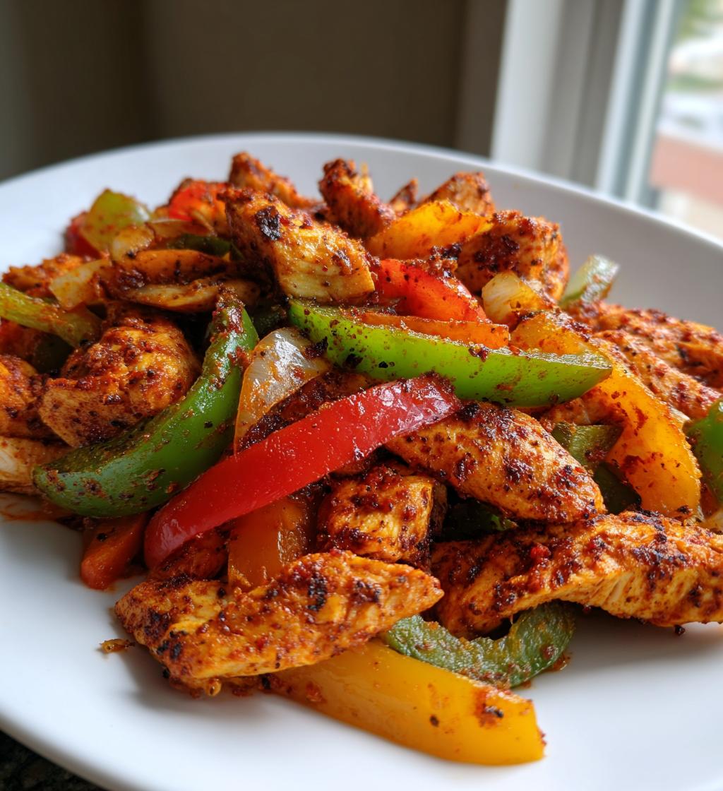 Hähnchen-Fajitas aus der Heißluftfritteuse - detail 1