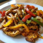 Hähnchen-Fajitas aus der Heißluftfritteuse