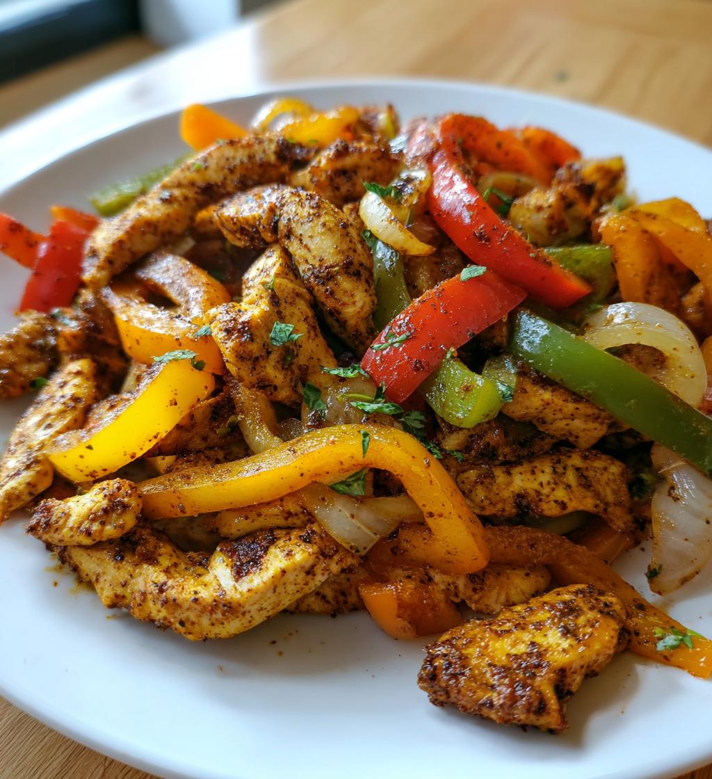 Hähnchen-Fajitas aus der Heißluftfritteuse