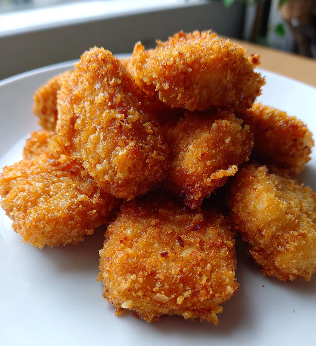 Hähnchen-Nuggets aus der Heißluftfritteuse