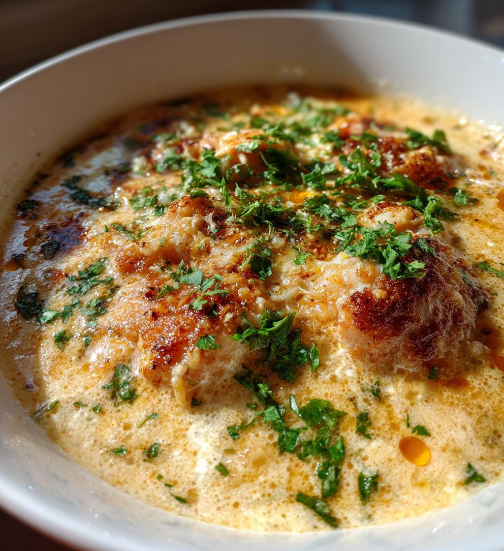 Hühnchen-Parmesan-Suppe