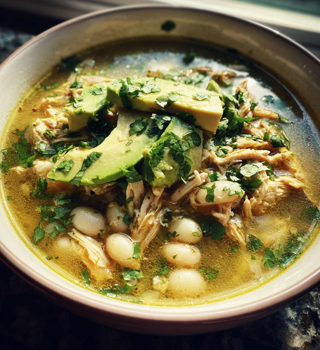 Hühnchen Pozole Verde