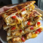 Hähnchen-Quesadillas aus der Heißluftfritteuse