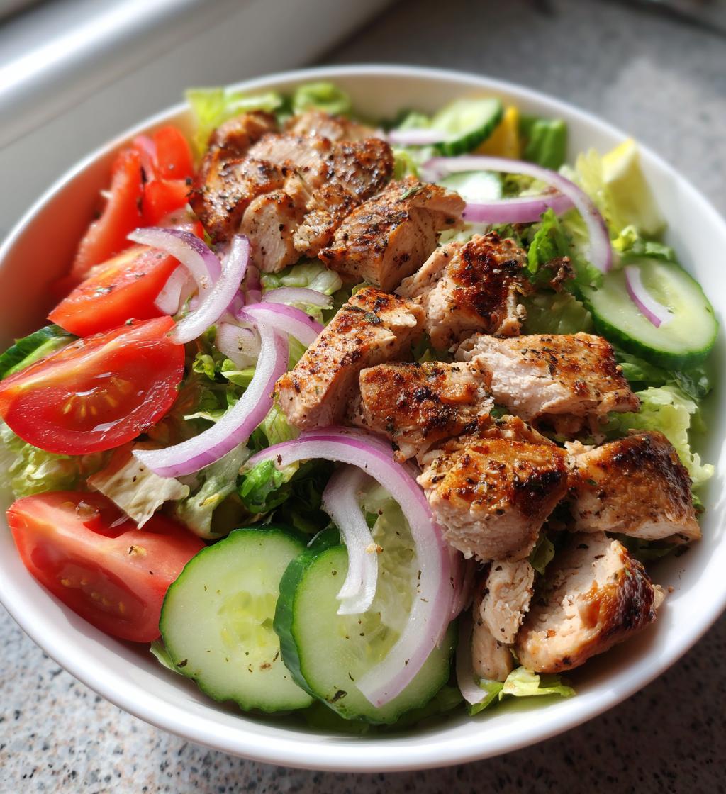 Hühnchen-Salat