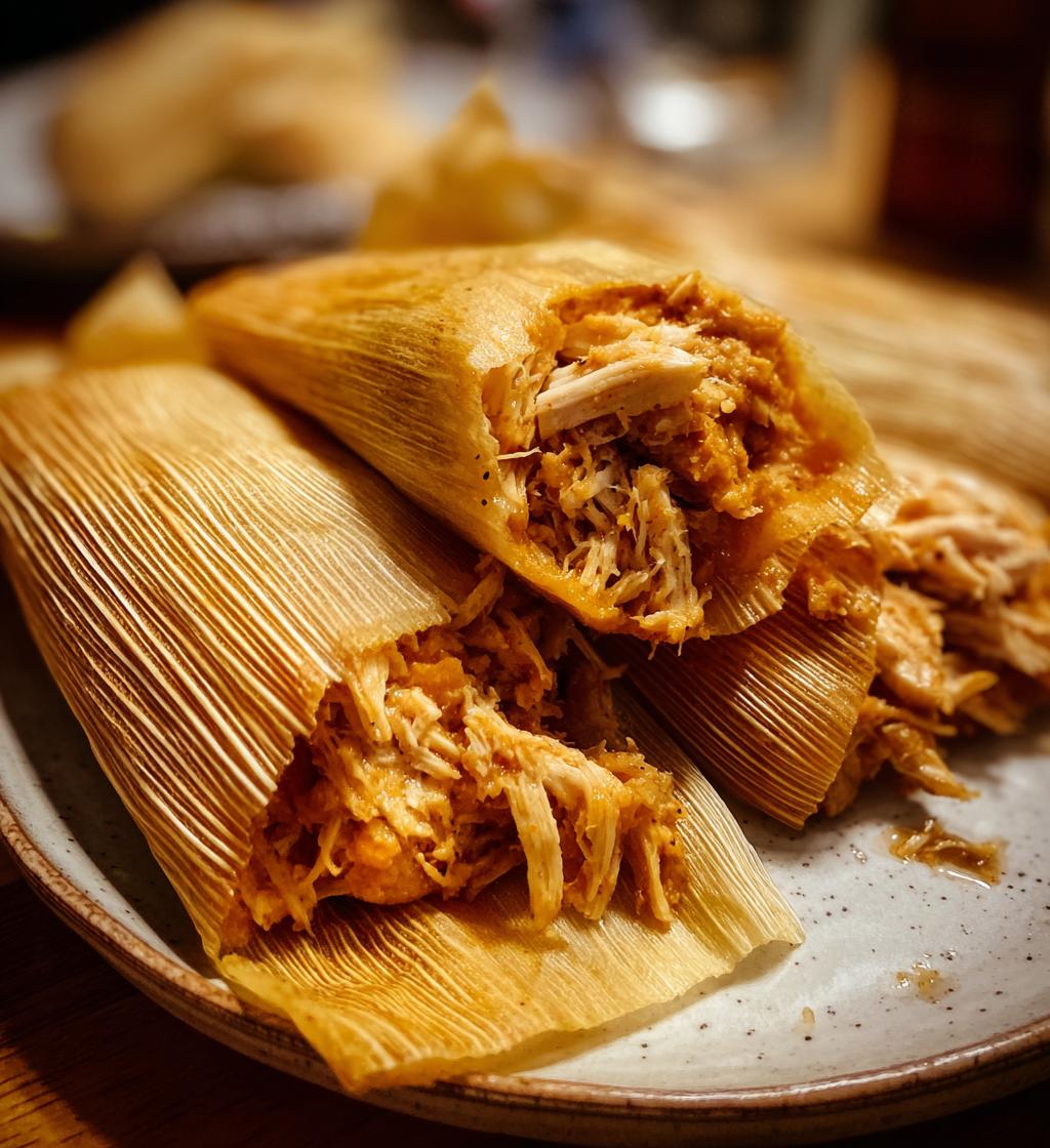 Hähnchen-Tamales