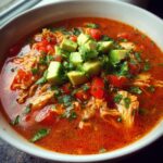 Hühnchen-Tortilla-Suppe