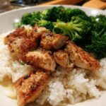 Hühnchen mit Reis und Brokkoli