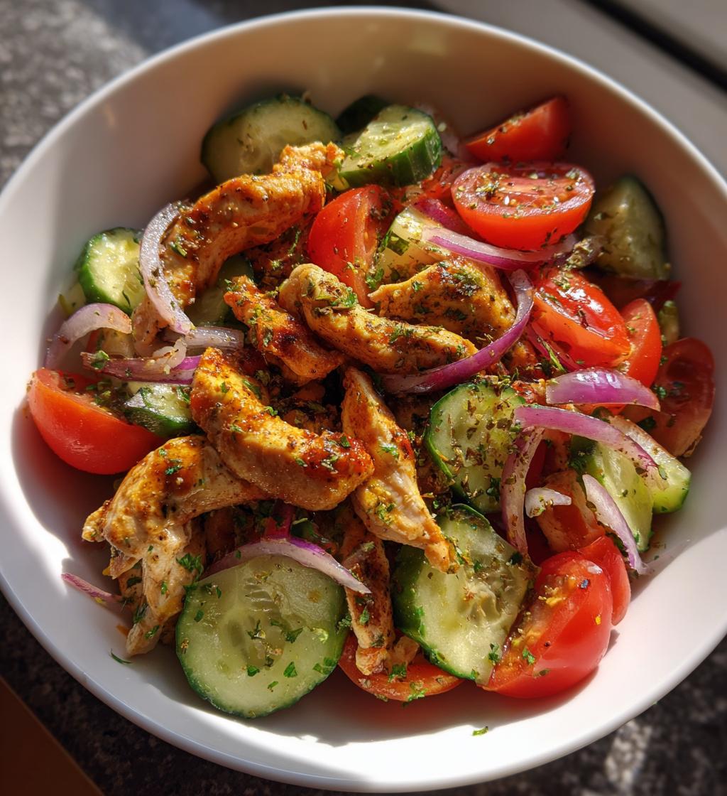 Hühnchensalat - detail 1