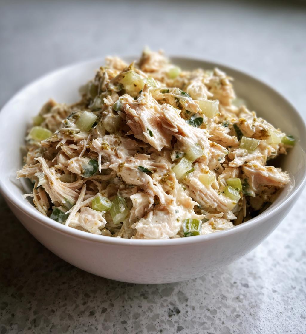 Hühnchensalat aus der Dose