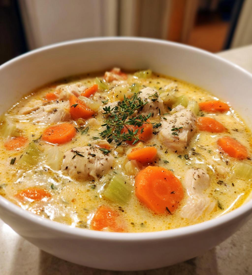 Hühnersuppe mit Sahne - detail 1