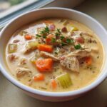 Hühnersuppe mit Sahne
