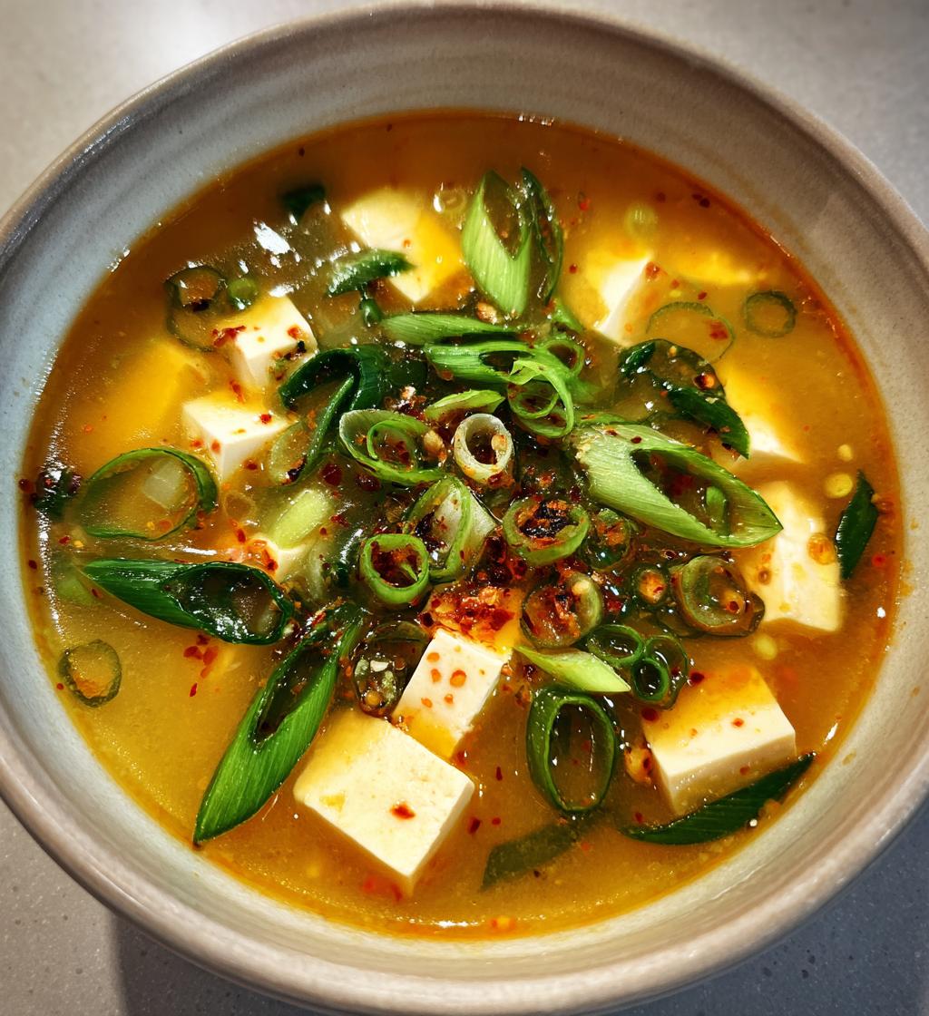 Ingwer Knoblauch Miso Suppe - detail 1