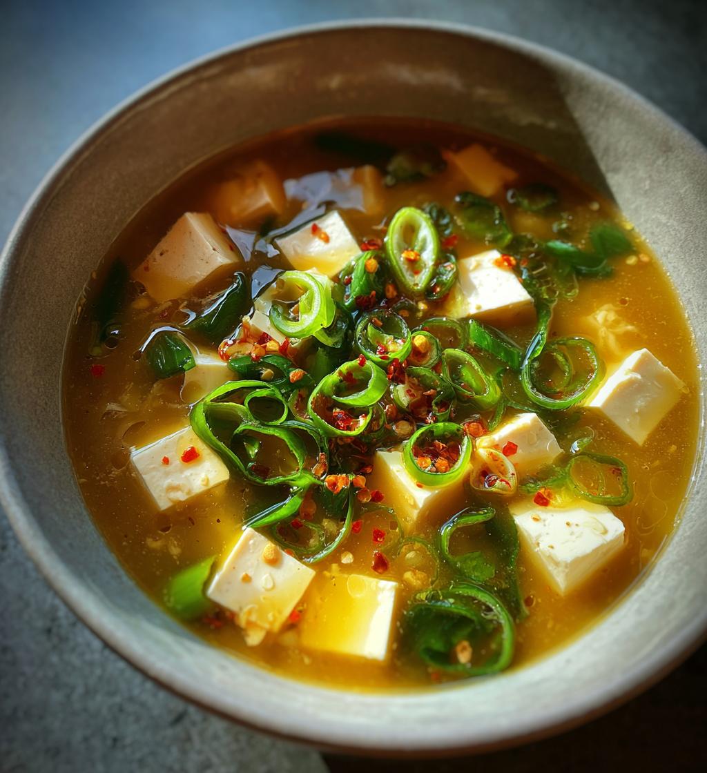 Ingwer Knoblauch Miso Suppe