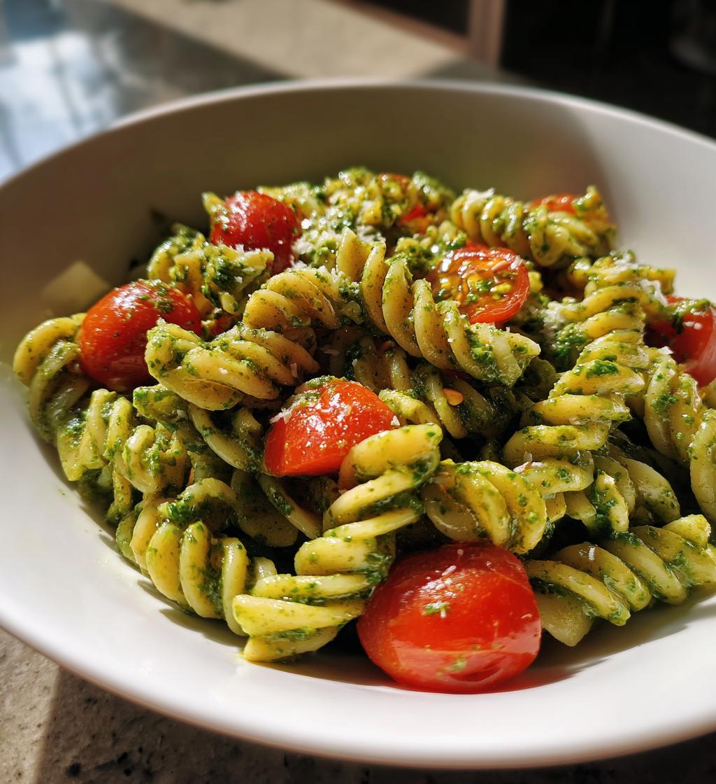 Kaltes Pesto-Pasta-Salat - detail 1