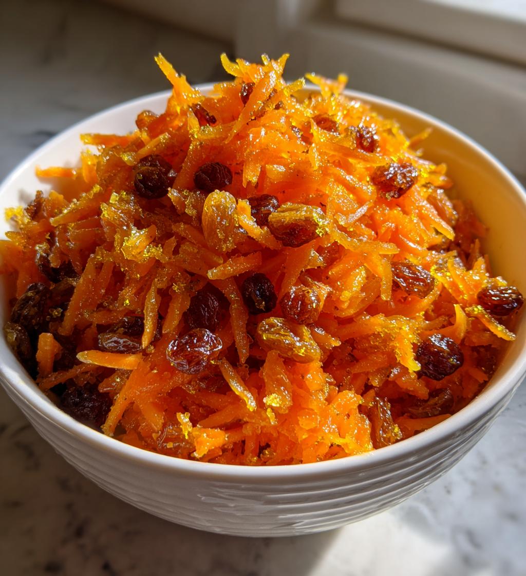 Karotten-Rosinen-Salat