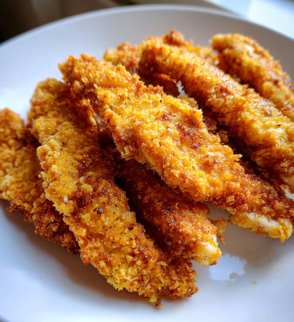 Keto Hähnchenstreifen aus der Heißluftfritteuse - detail 1