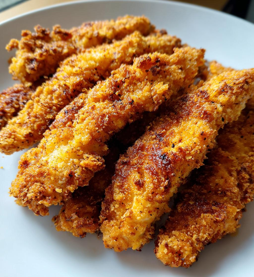 Keto Hähnchenstreifen aus der Heißluftfritteuse