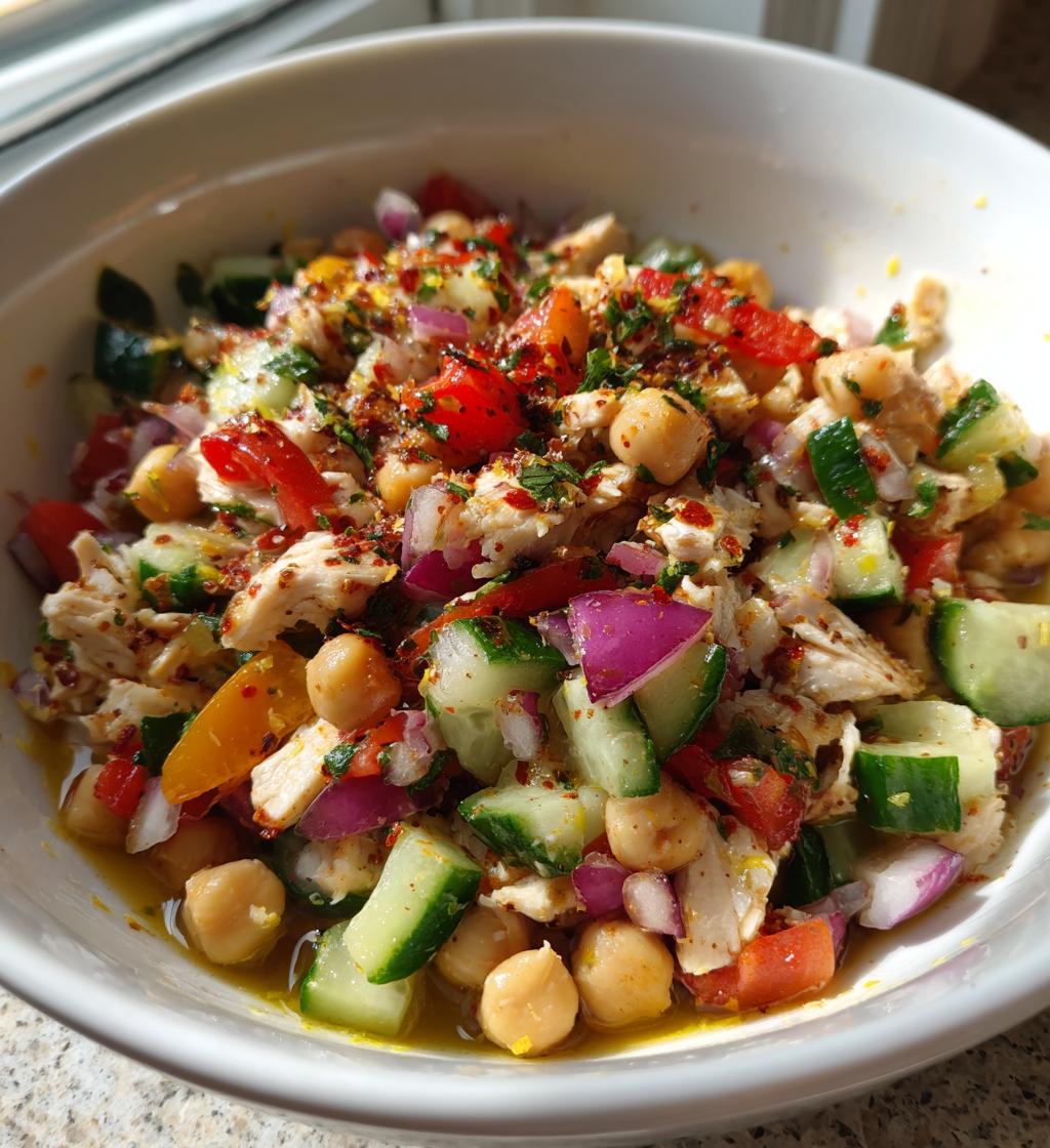 Kichererbsen-Hühnchen-Salat (Vegan)