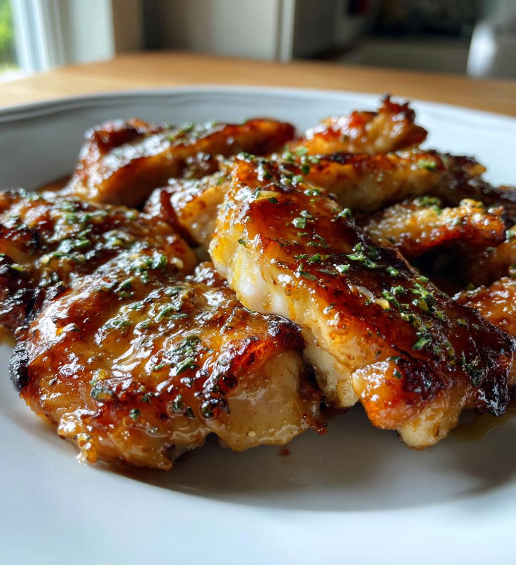 Langsam gekochtes Hähnchen mit Honig und Knoblauch - detail 1