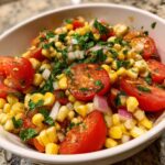 Mais- und Tomatensalat