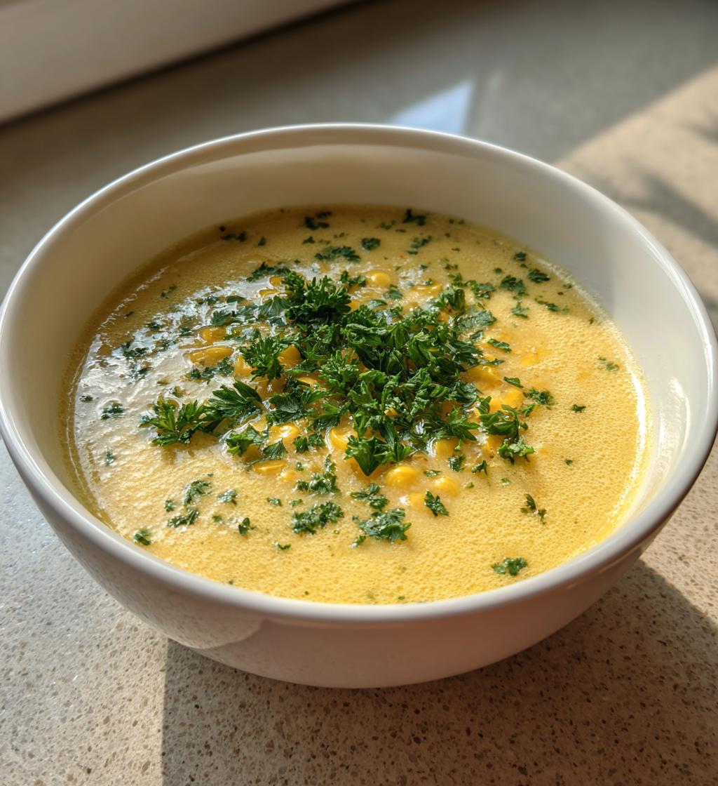 Maissuppe - detail 1