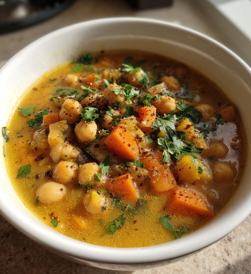 Marokkanische Kichererbsensuppe
