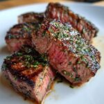 Mediterranes mariniertes Steak