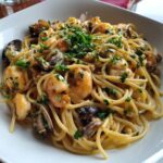 Meeresfrüchte-Pasta mit Sahnesauce