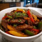 Paprika-Rindfleisch-Pfanne