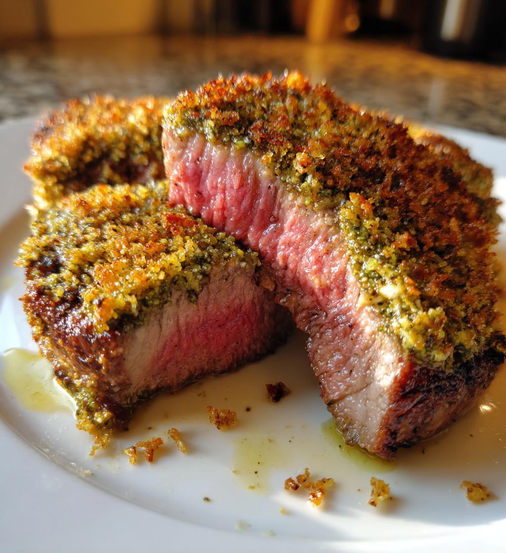 Pesto-Krustiertes Steak - detail 1