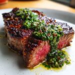 Rindersteak mit Chimichurri-Butter