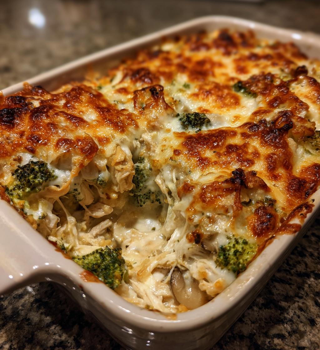 Rotisserie-Hühnchen-Auflauf