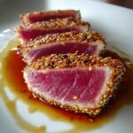 Seared Ahi Tuna with Sesame Crust