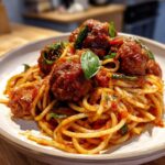 Spaghetti mit Fleischbällchen