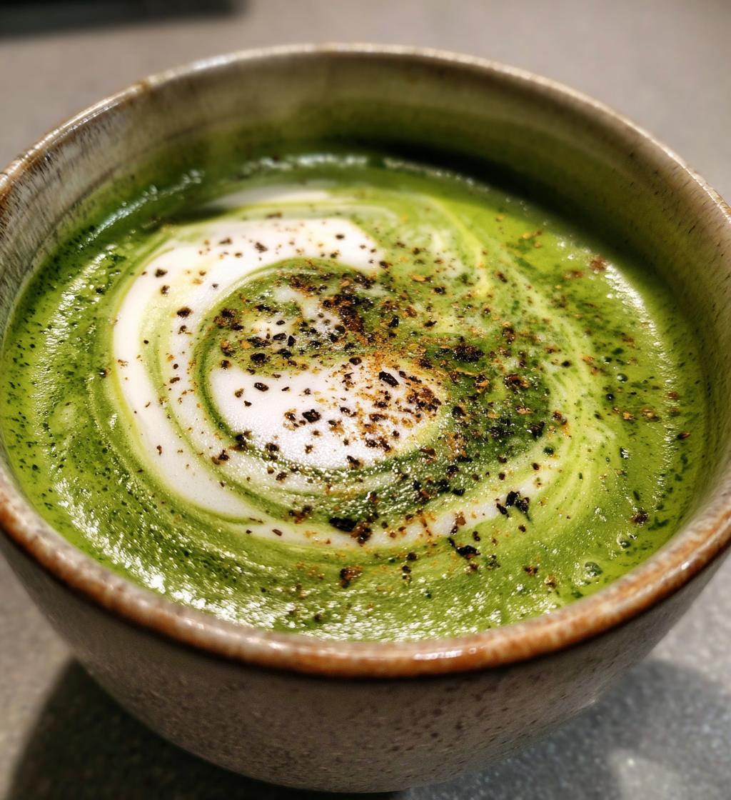 Spinat- und Artischockensuppe