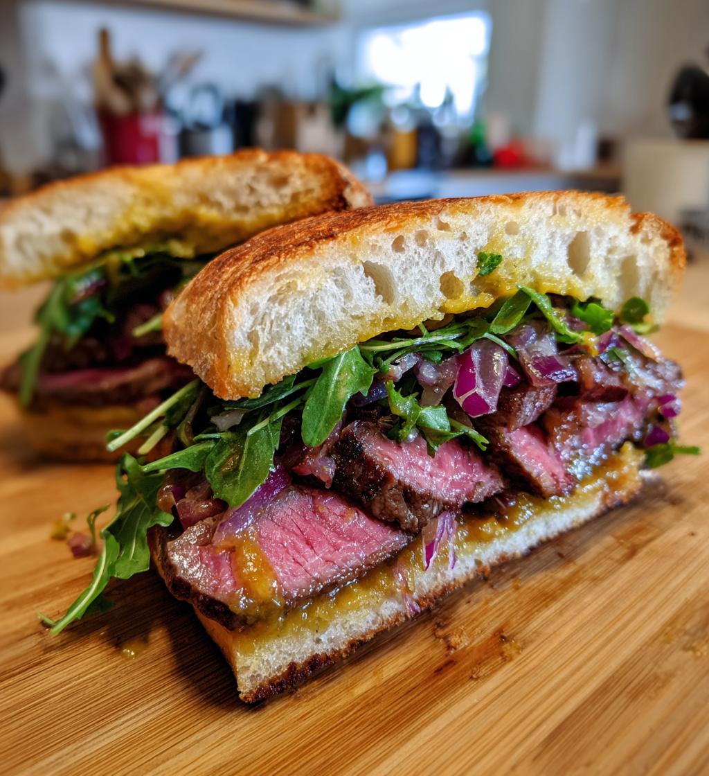 Steak-Sandwich - detail 1