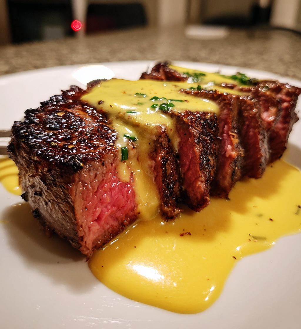 Steak mit Béarnaise-Sauce