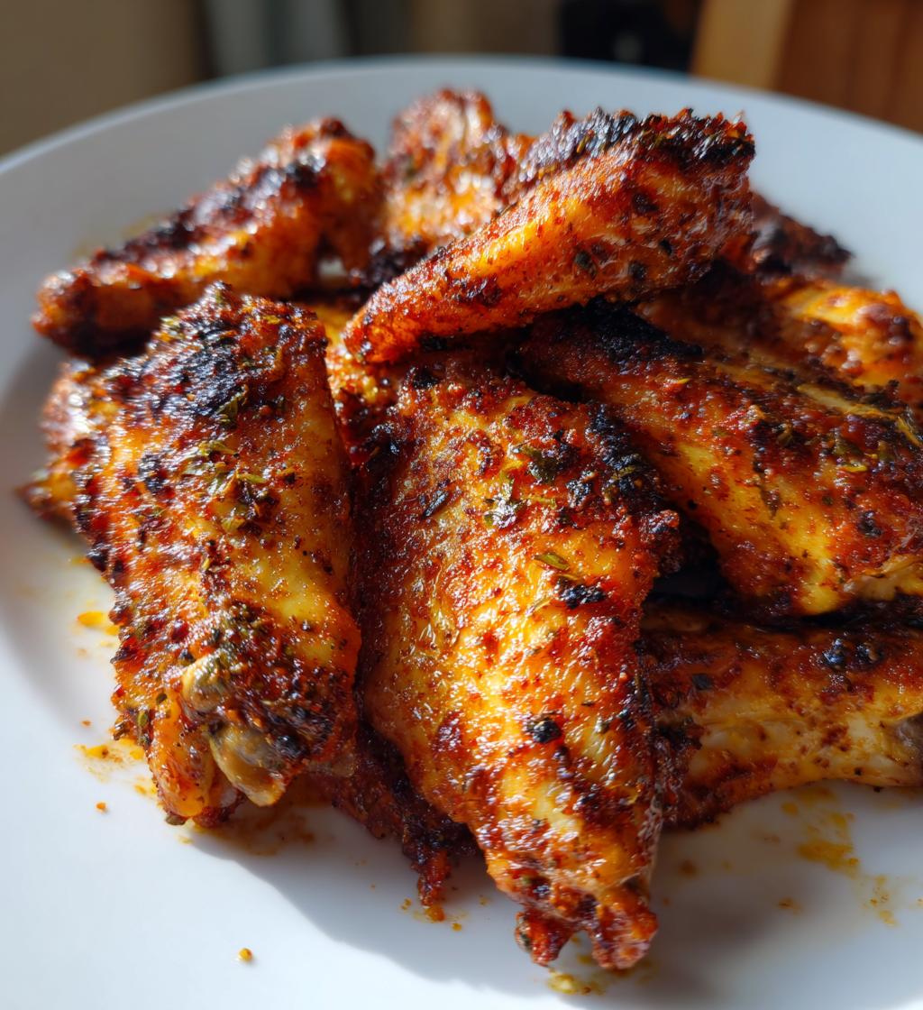 Trockenrub für Hähnchenflügel