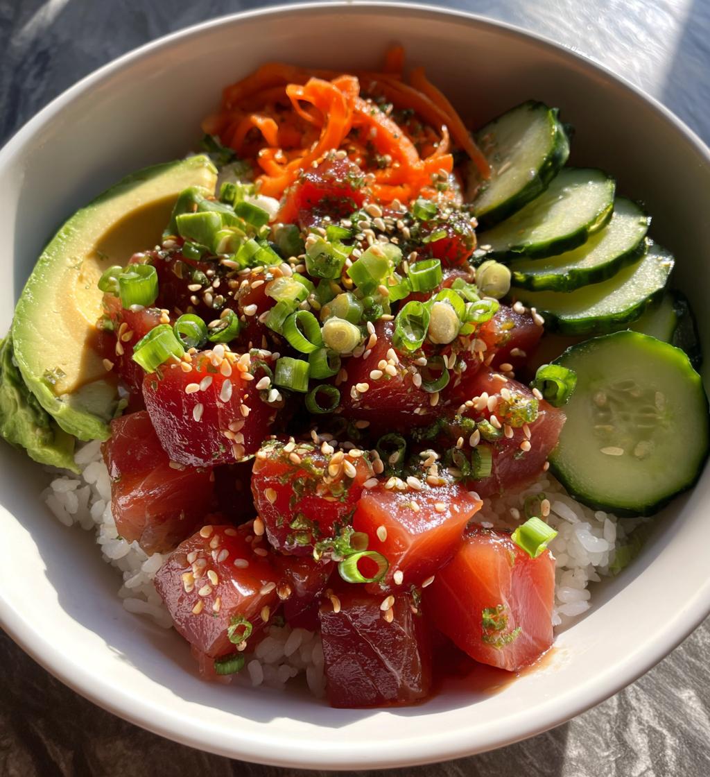 Tuna Poke Bowl - detail 1