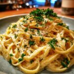 Vegane Alfredo-Pasta