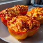 Buffalo Chicken Stuffed Peppers