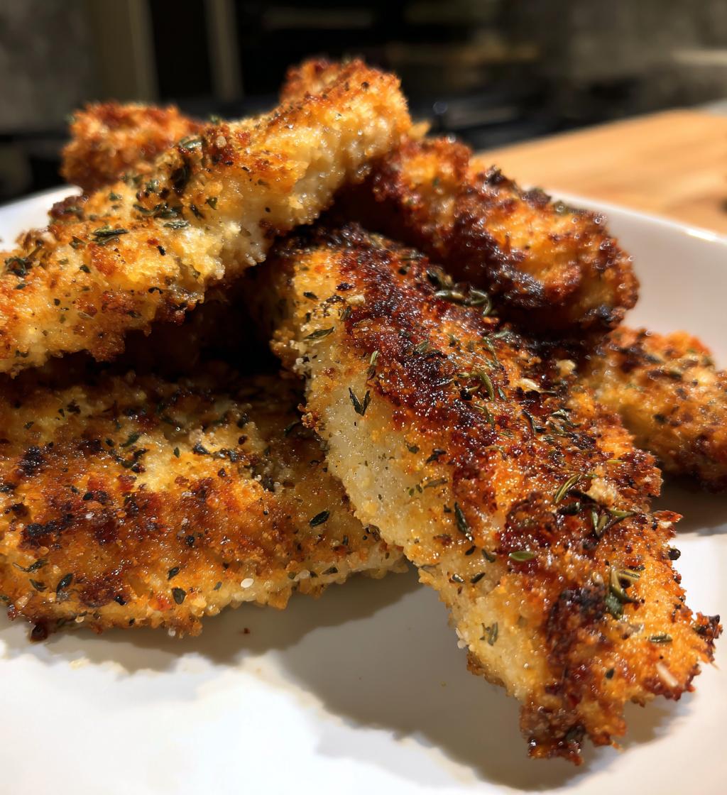 Crispy Herb-Crusted Chicken Tenderloins - detail 1