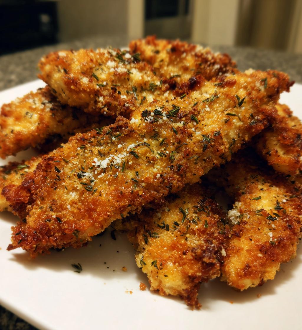 Crispy Herb-Crusted Chicken Tenderloins - detail 3
