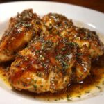 Crock Pot Hähnchen mit Olive Garden Dressing
