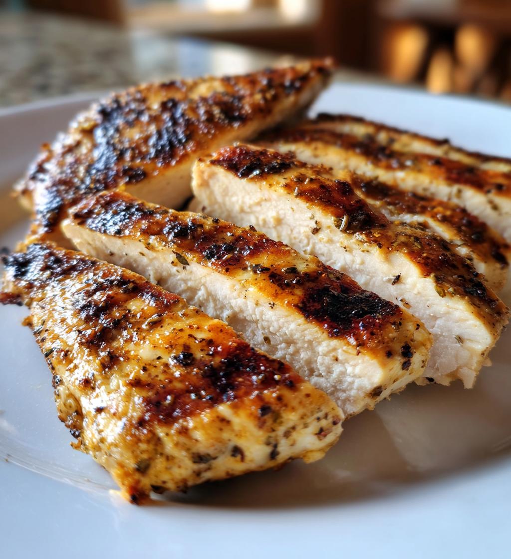 Gegrillte Hähnchenbrust auf dem Blackstone Grill