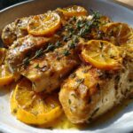Gesundes Crockpot Zitrus-Kräuter-Hühnchen