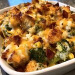 Hühnchen-Bacon-Ranch-Auflauf