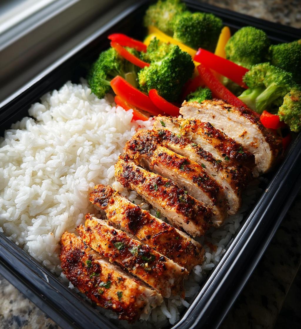 Hähnchen Meal Prep