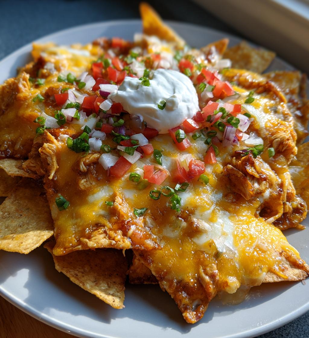 Hühnchen Nachos